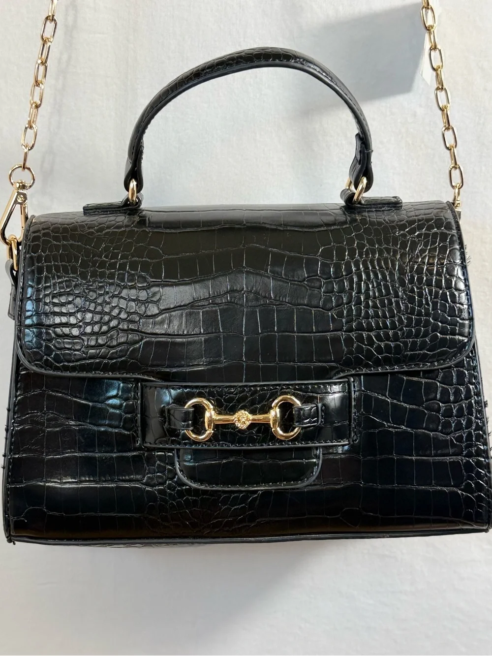 Anne Klein Convertible Horsebit Top-Handle Satchel
